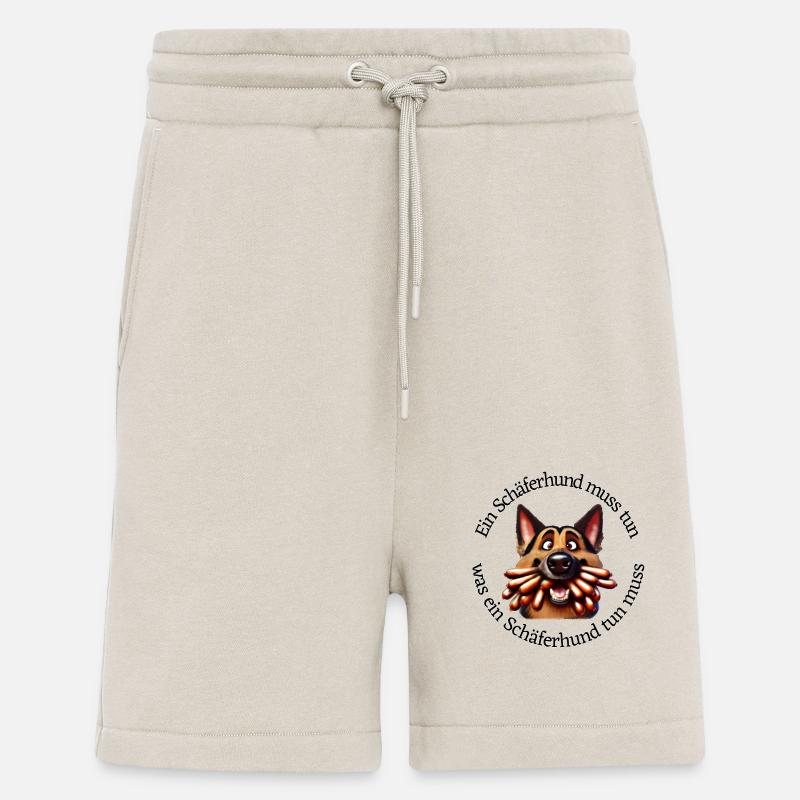Nimmersatt Schäferhund - Shorts - made by SPREAD - WARM CLAY