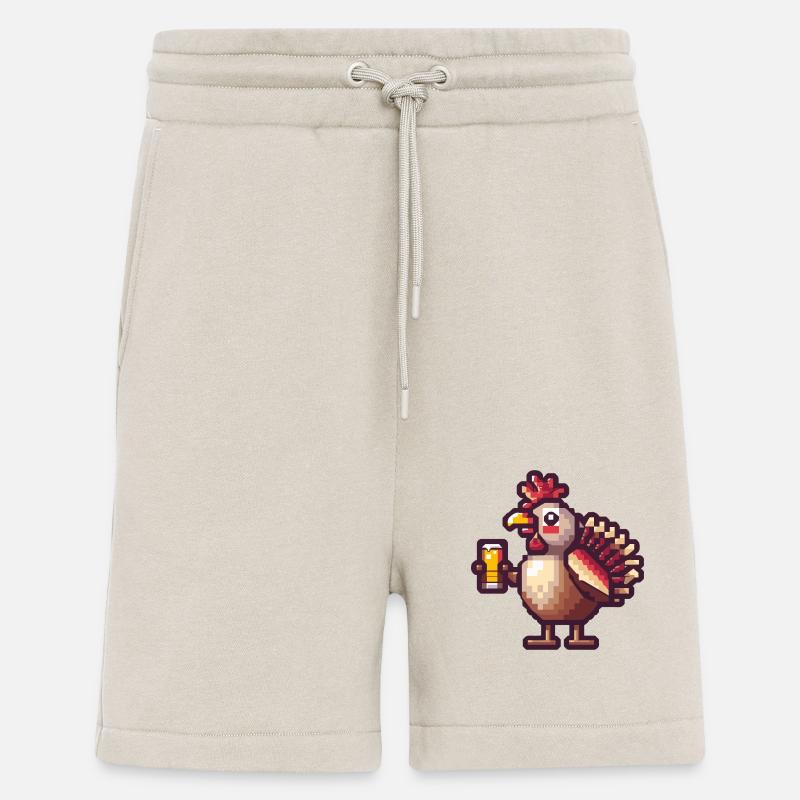 Truthan Bier Pixel - Shorts - made by SPREAD - WARM CLAY