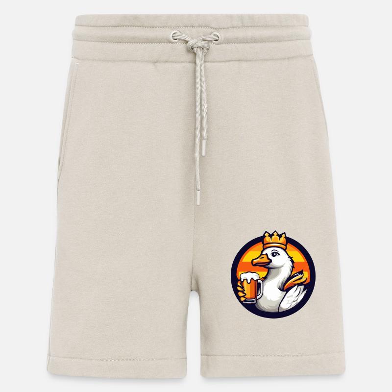 Gans Bier Comic - Shorts - made by SPREAD - WARM CLAY