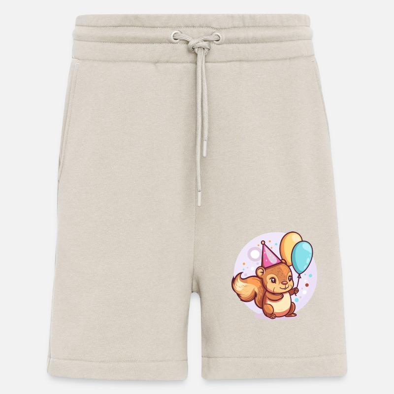 Squirrel Birthday Comic - Shorts - made by SPREAD - WARM CLAY