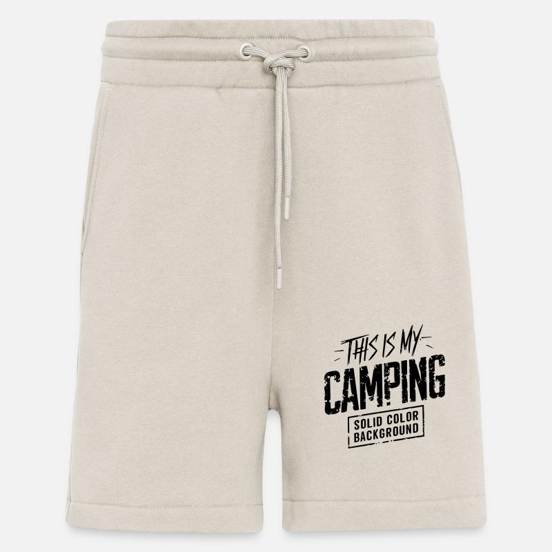 das ist mein Campingplatz - Shorts - made by SPREAD - WARM CLAY