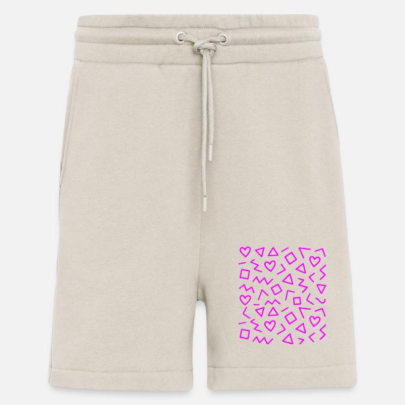 Geometrisches Muster Design - Shorts - made by SPREAD - WARM CLAY