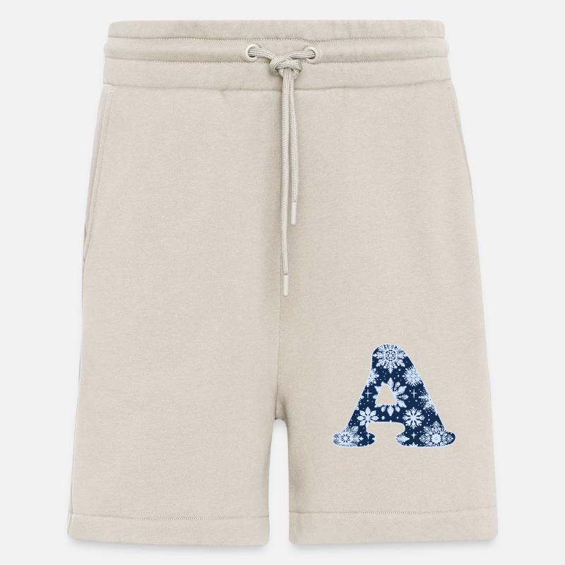 Buchstabe A Schneeflocken - Shorts - made by SPREAD - WARM CLAY