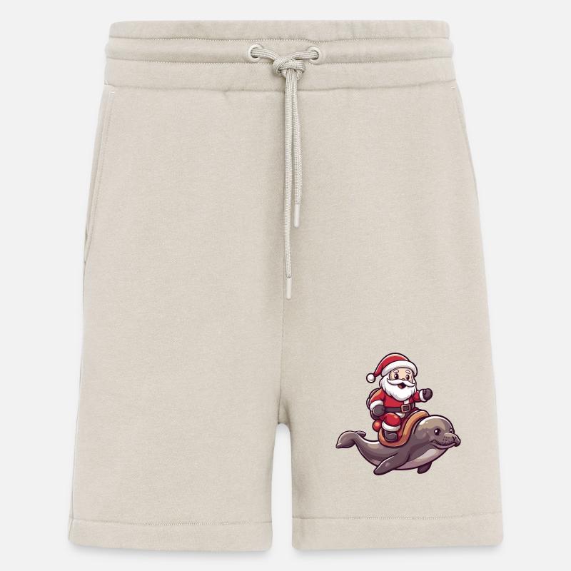 Robbe Tier Weihnachtsmann - Shorts - made by SPREAD - WARM CLAY