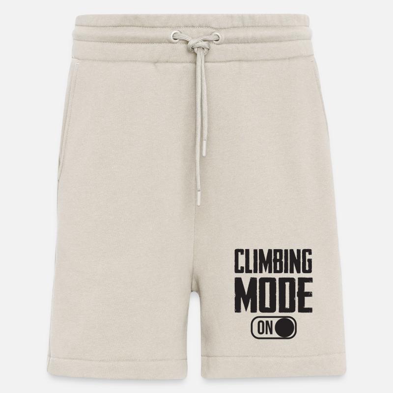 Klettermodus Einschalten Typografie - Shorts - made by SPREAD - WARM CLAY
