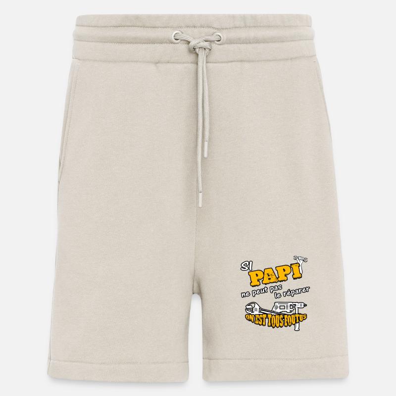 si papi Papy grand-père - Short bio décontracté fabriqué en UE - WARM CLAY