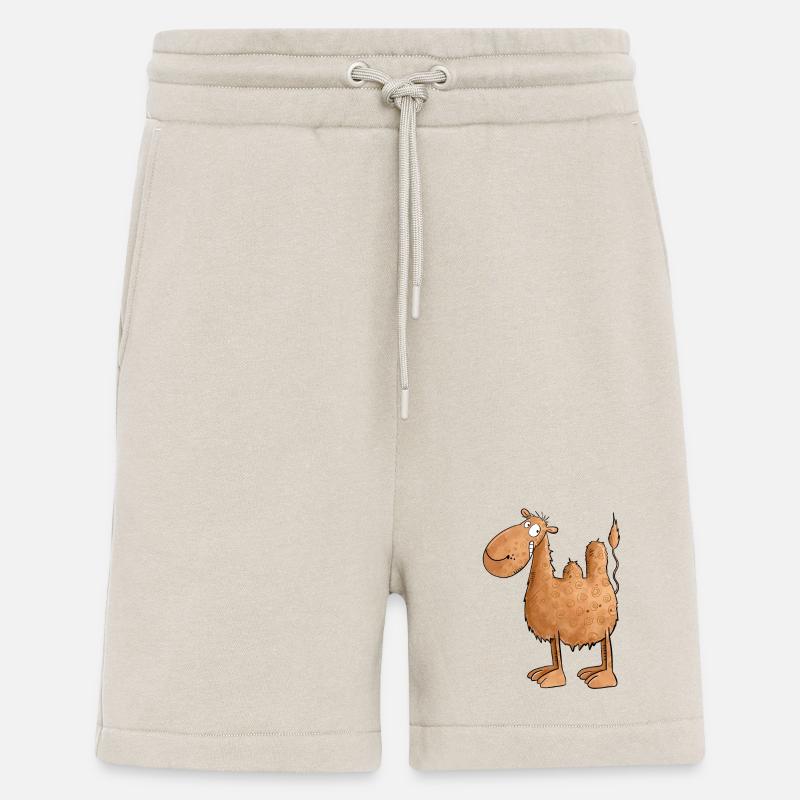Drolliges Kamel I Tiere - Short bio décontracté fabriqué en UE - WARM CLAY
