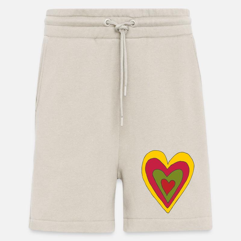 4herzen in einem - Shorts - made by SPREAD - WARM CLAY