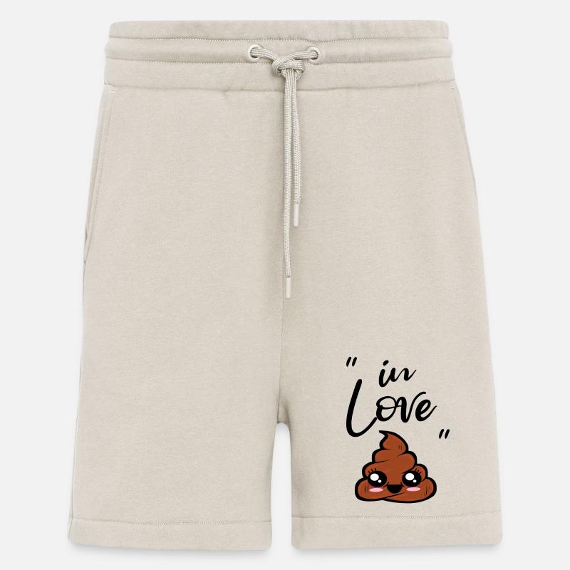 caca kawaii - Short bio décontracté fabriqué en UE - WARM CLAY