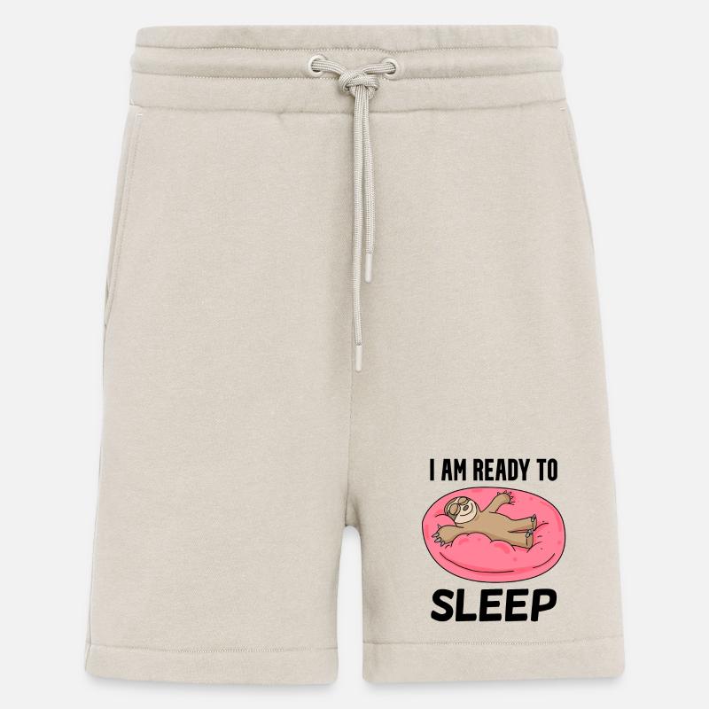 Je suis prêt à dormir - Short bio décontracté fabriqué en UE - WARM CLAY