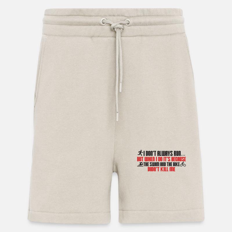 I don't always run triathlon - Shorts - made by SPREAD - WARM CLAY