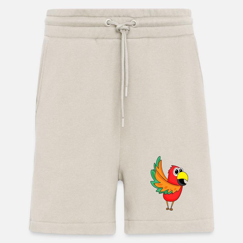 Papagei Dschungel - Shorts - made by SPREAD - WARM CLAY