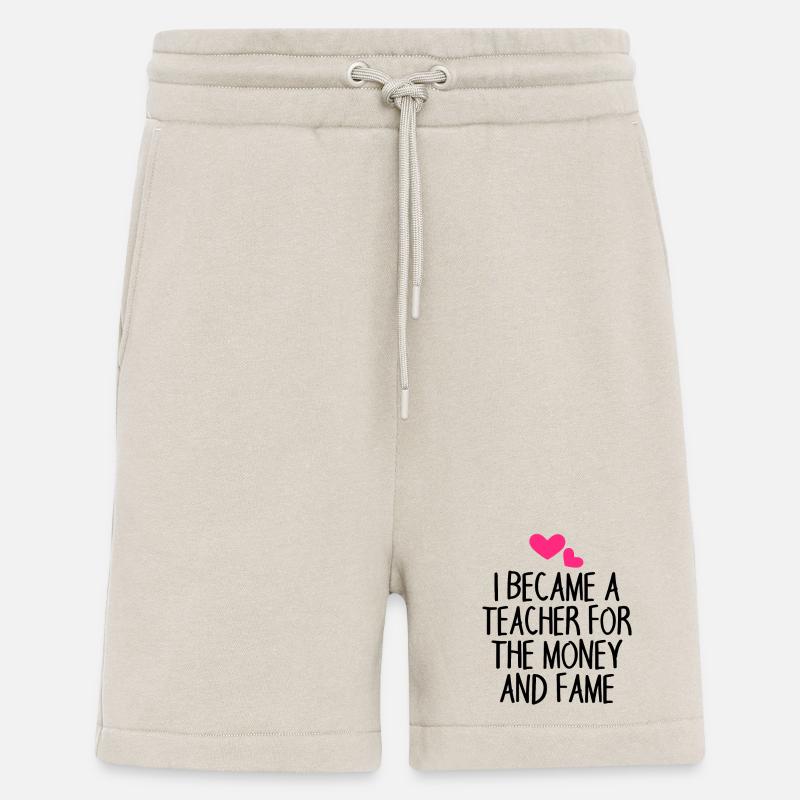 Lehrer Spruch lustig - Shorts - made by SPREAD - WARM CLAY