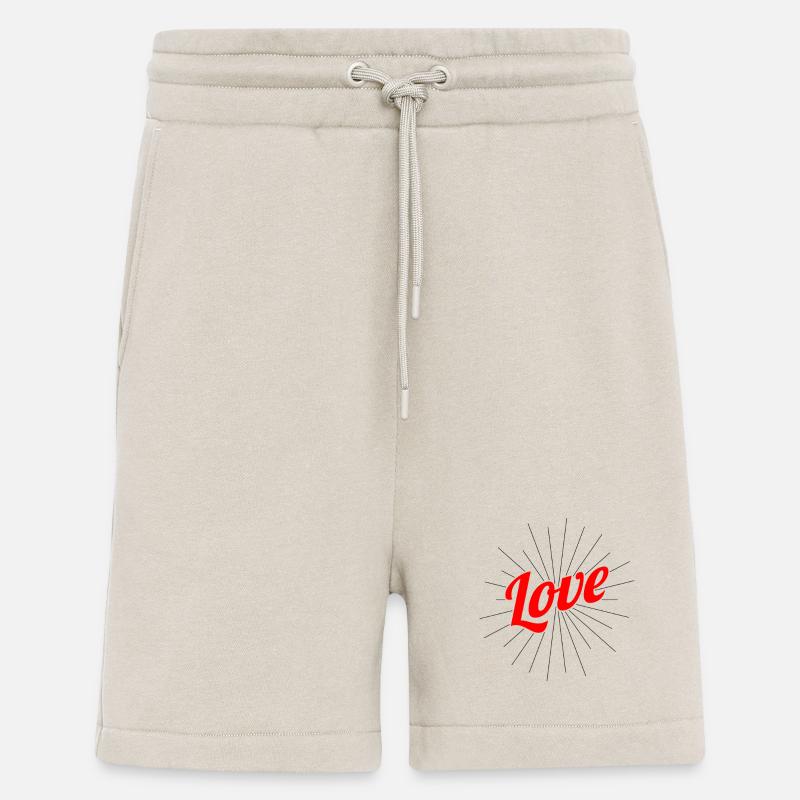 Saint-Valentin, Saint-Valentin, Saint-Valentin - Short bio décontracté fabriqué en UE - WARM CLAY