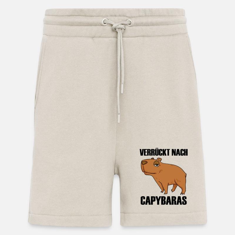Capybara Wasserschwein Geschenk - Shorts - made by SPREAD - WARM CLAY