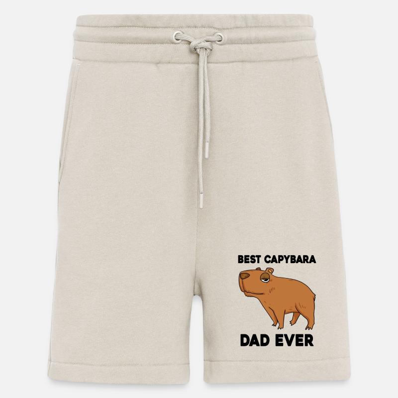 Capybara Père Capybara - Short bio décontracté fabriqué en UE - WARM CLAY