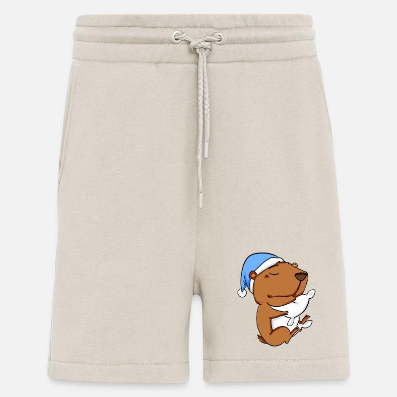 Capybara Wasserschwein - Shorts - made by SPREAD - WARM CLAY
