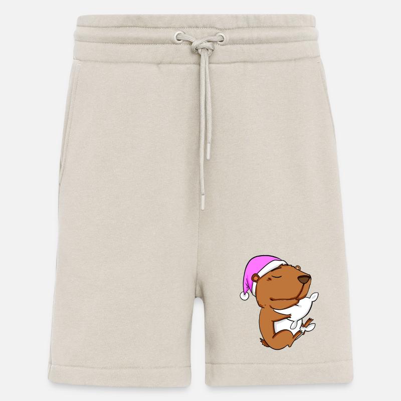 Capybara Wasserschwein - Shorts - made by SPREAD - WARM CLAY