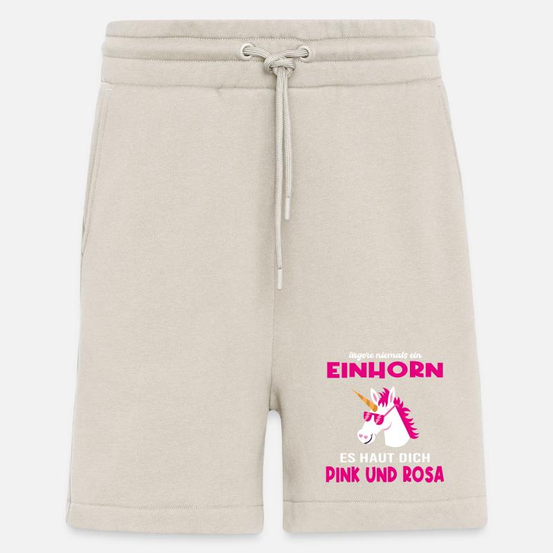 Einhorn ärgern lustiger Spruch Geschenkidee - Shorts - made by SPREAD - WARM CLAY