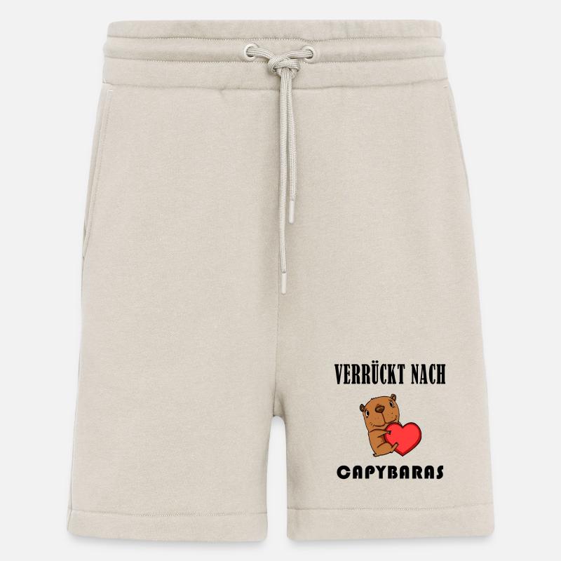 Capybara Wasserschwein Geschenk - Shorts - made by SPREAD - WARM CLAY