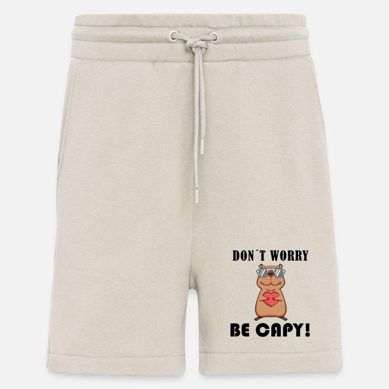 Capybara Wasserschwein Geschenk - Shorts - made by SPREAD - WARM CLAY