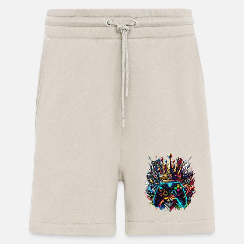 Königlicher Graffiti Gaming Controller - Shorts - made by SPREAD - WARM CLAY