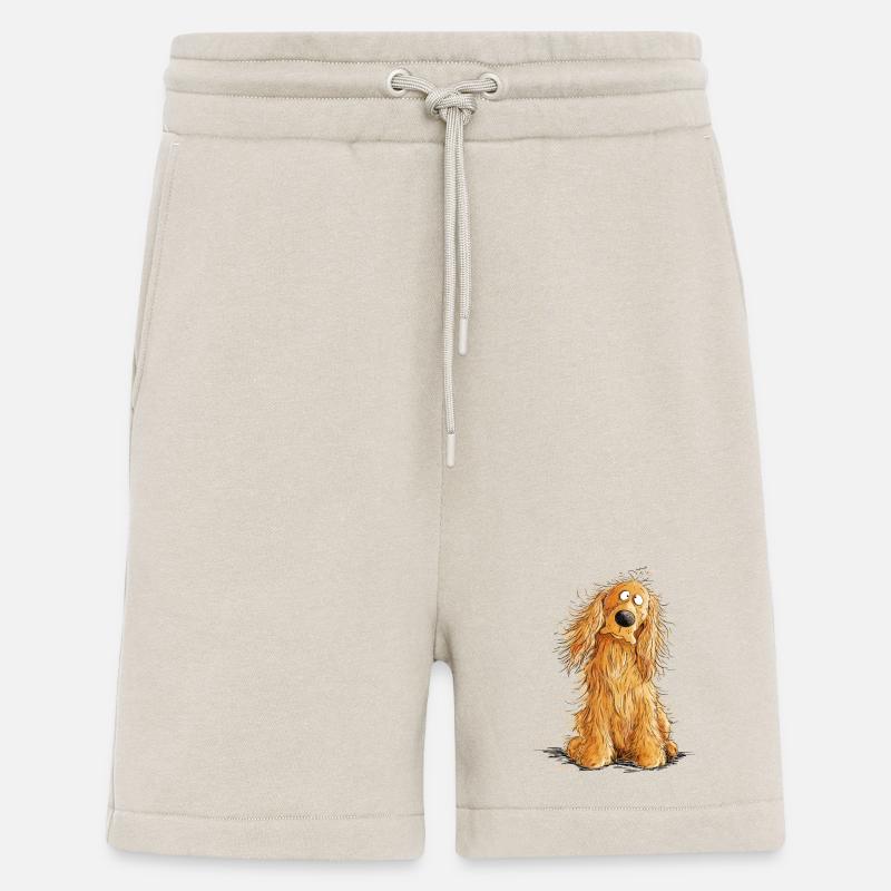 Cocker Spaniel heureux - Short bio décontracté fabriqué en UE - WARM CLAY