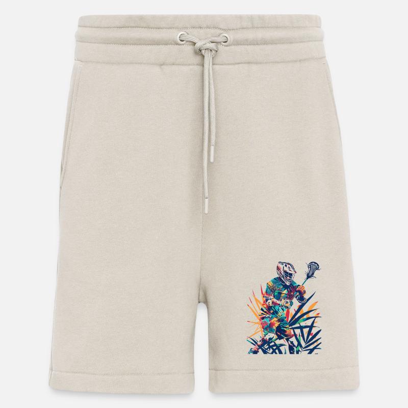 Lacrosse Spieler Comic Look - Shorts - made by SPREAD - WARM CLAY