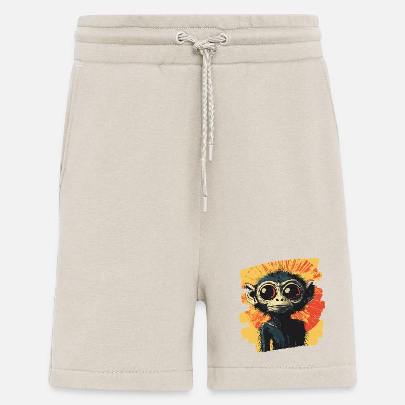 Spider Monkey Retro - Shorts - made by SPREAD - WARM CLAY