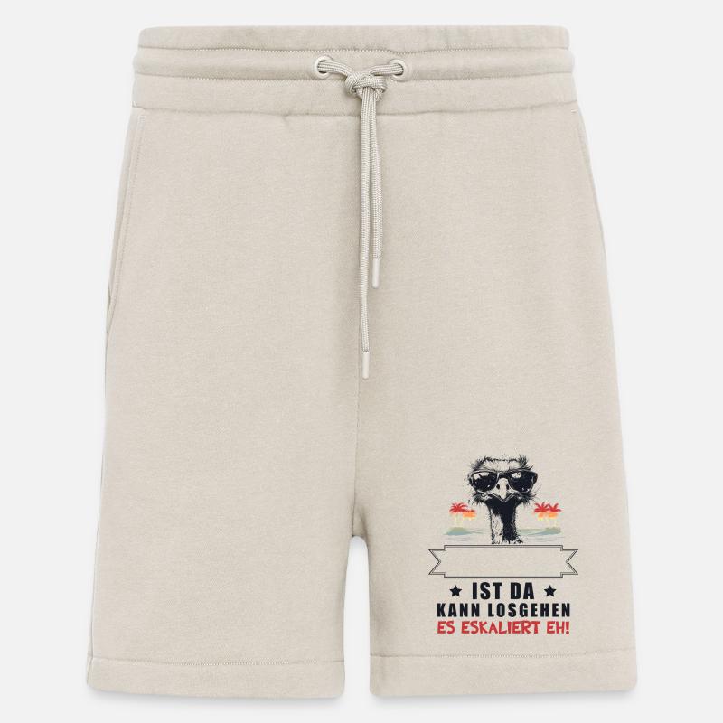 Es Eskaliert Eh! Strauß Name Personalisierbar - Shorts - made by SPREAD - WARM CLAY