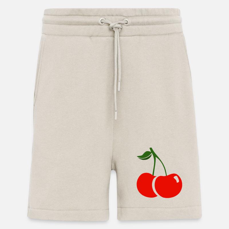 Kirsche, Rote Kirschen - Shorts - made by SPREAD - WARM CLAY