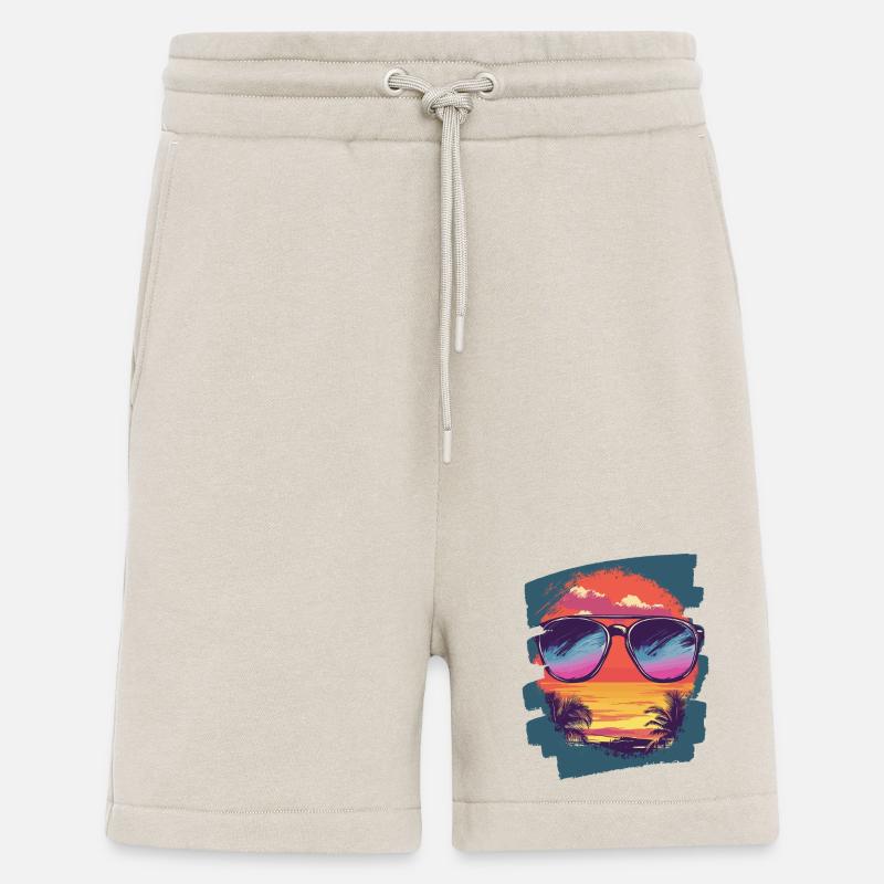 Sonnenbrille Sommer Palmen - Shorts - made by SPREAD - WARM CLAY