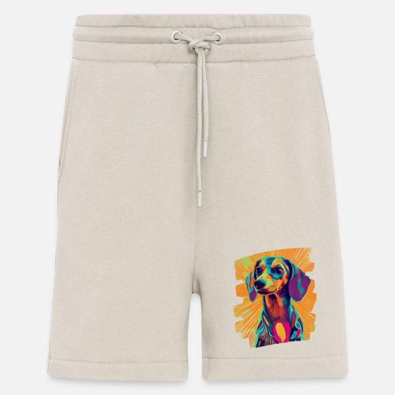 Teckel Dackel - Short bio décontracté fabriqué en UE - WARM CLAY