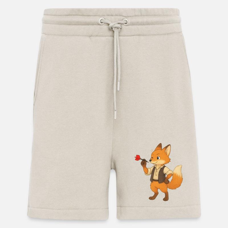Fuchs beim Darten - Shorts - made by SPREAD - WARM CLAY