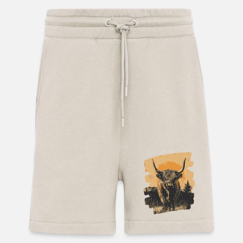 Schottisches Hochlandrind - Shorts - made by SPREAD - WARM CLAY