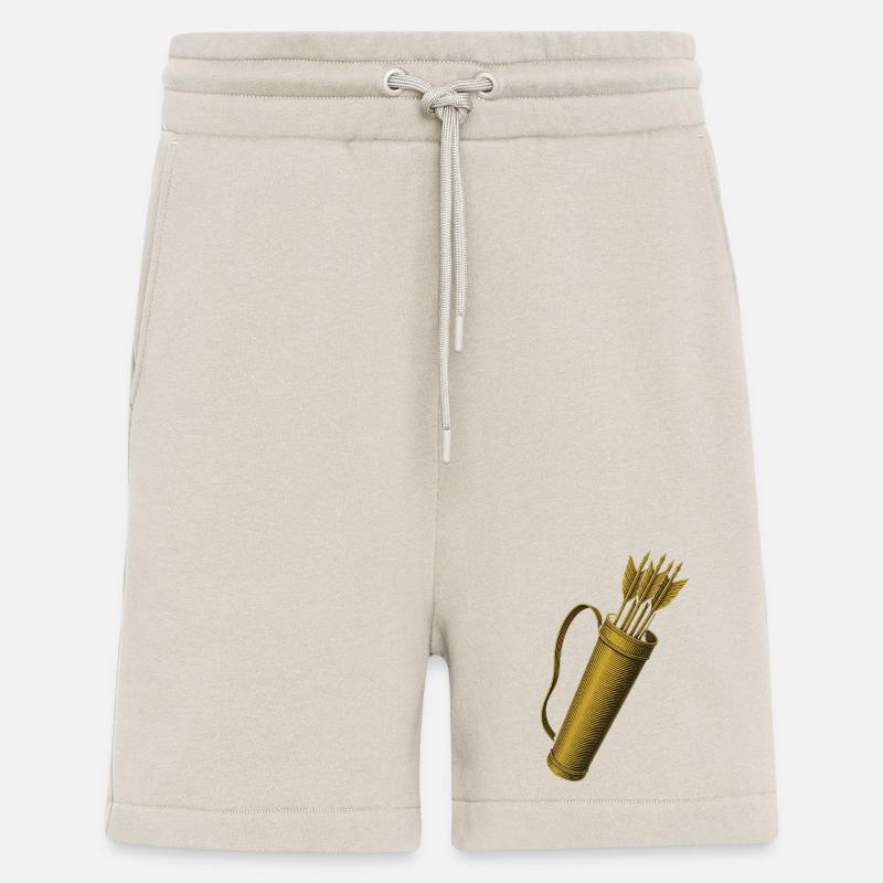 Bogenschießen Bogen Pfeil Köcher Bogenschütze - Shorts - made by SPREAD - WARM CLAY