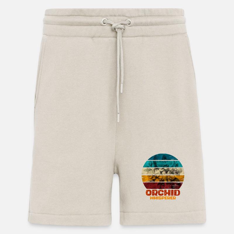 Conception de l'orchidée chuchoteuse - Short bio décontracté fabriqué en UE - WARM CLAY