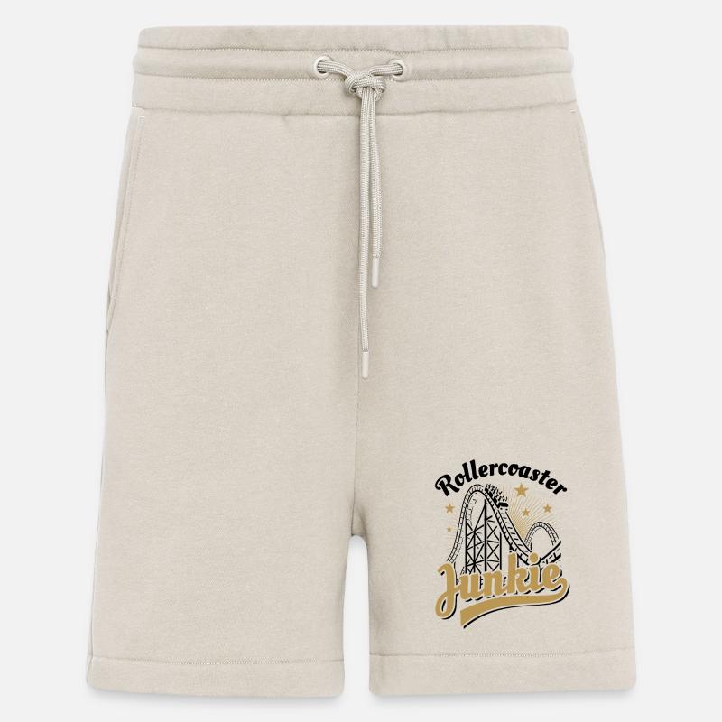 Rollercoaster Junkie - Roller Coaster - Loop - Shorts - made by SPREAD - WARM CLAY