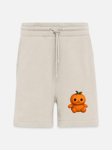 Cute pumpkin teddy bear friendly face - Shorts - made by SPREAD - WARM CLAY