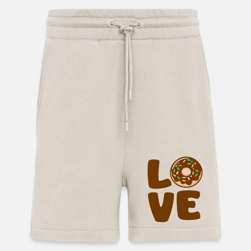 Liebe Donut Typographic Soft - Shorts - made by SPREAD - WARM CLAY