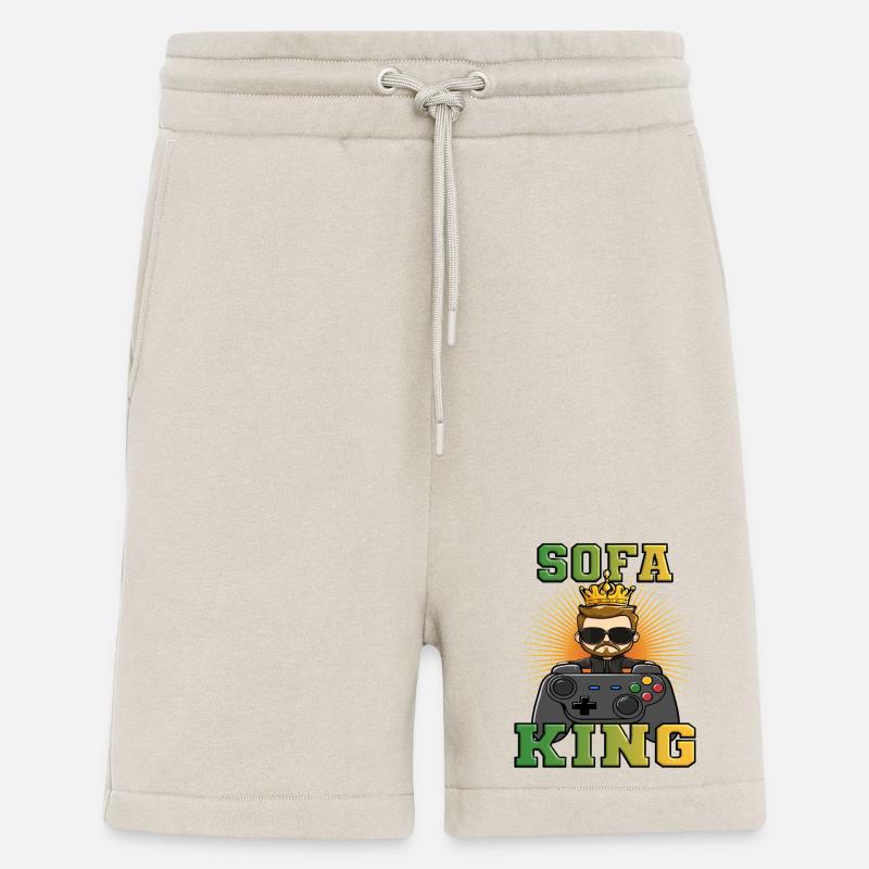 Gaming shirt - sofa king controller zocken - Shorts - made by SPREAD - WARM CLAY