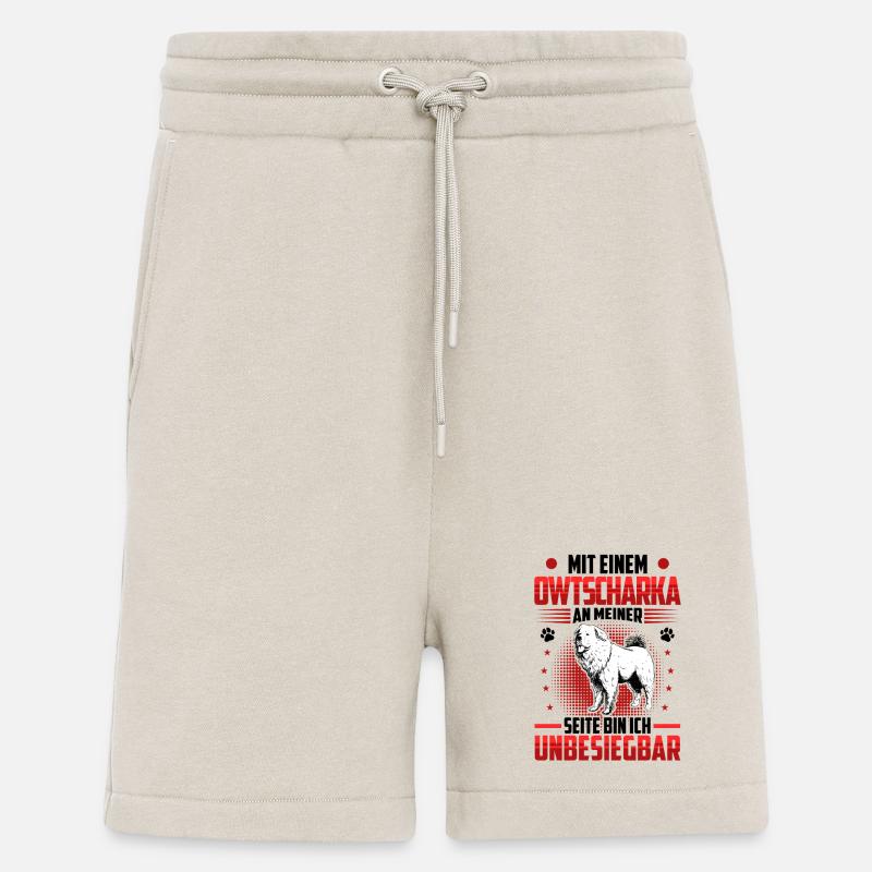 Kaukasischer Owtscharka unschlagbar - Shorts - made by SPREAD - WARM CLAY