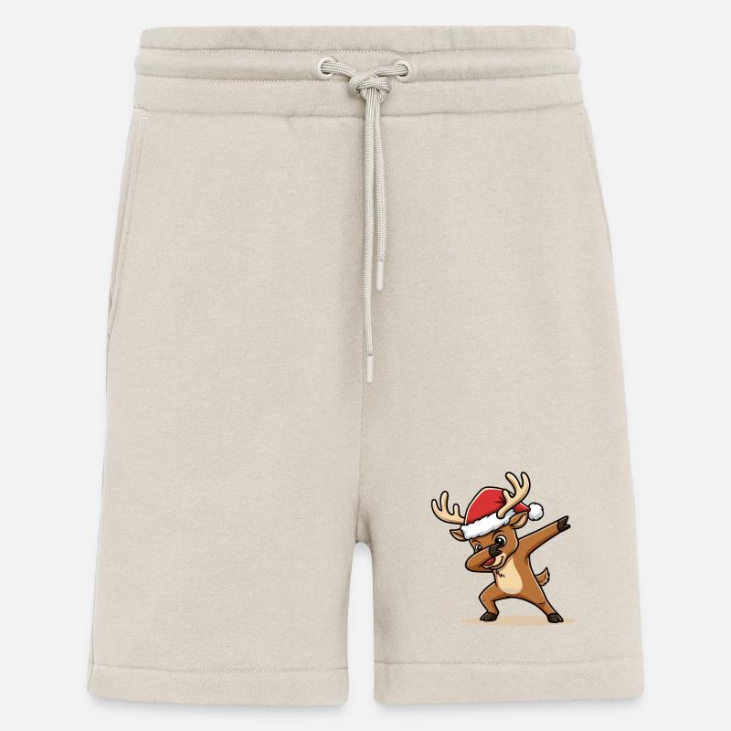 Weihnachts Rentier Dab Design - Shorts - made by SPREAD - WARM CLAY