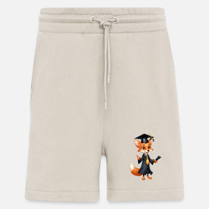 Abschlussfuchs mit Diplomhut - Shorts - made by SPREAD - WARM CLAY