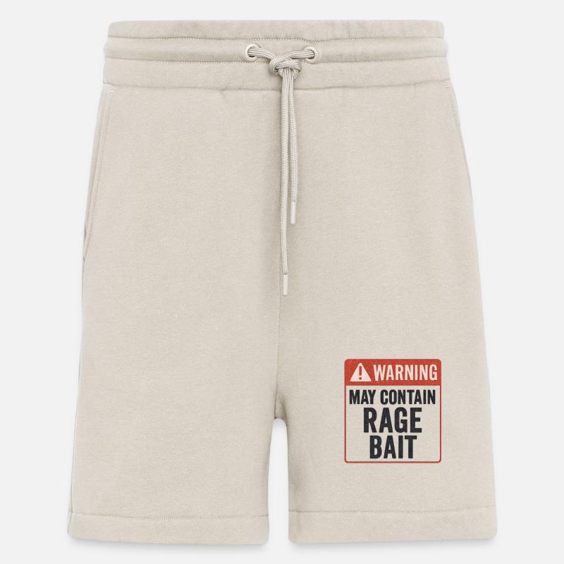 Wutköder-Warnung, lustiger Spruch - Shorts - made by SPREAD - WARM CLAY