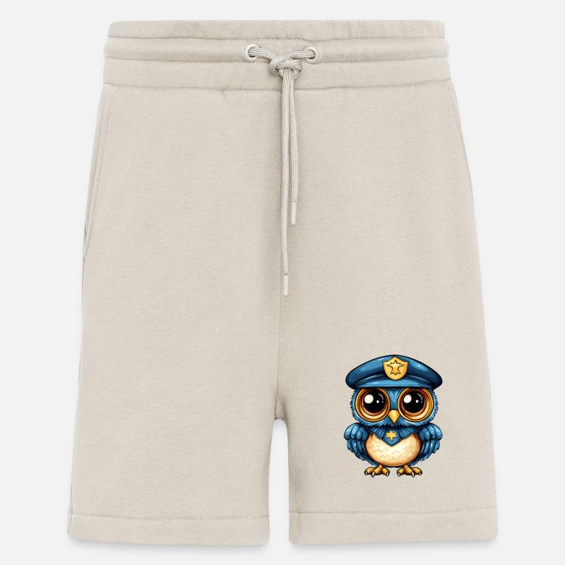 Blaupolizei Eulenwacht - Shorts - made by SPREAD - WARM CLAY