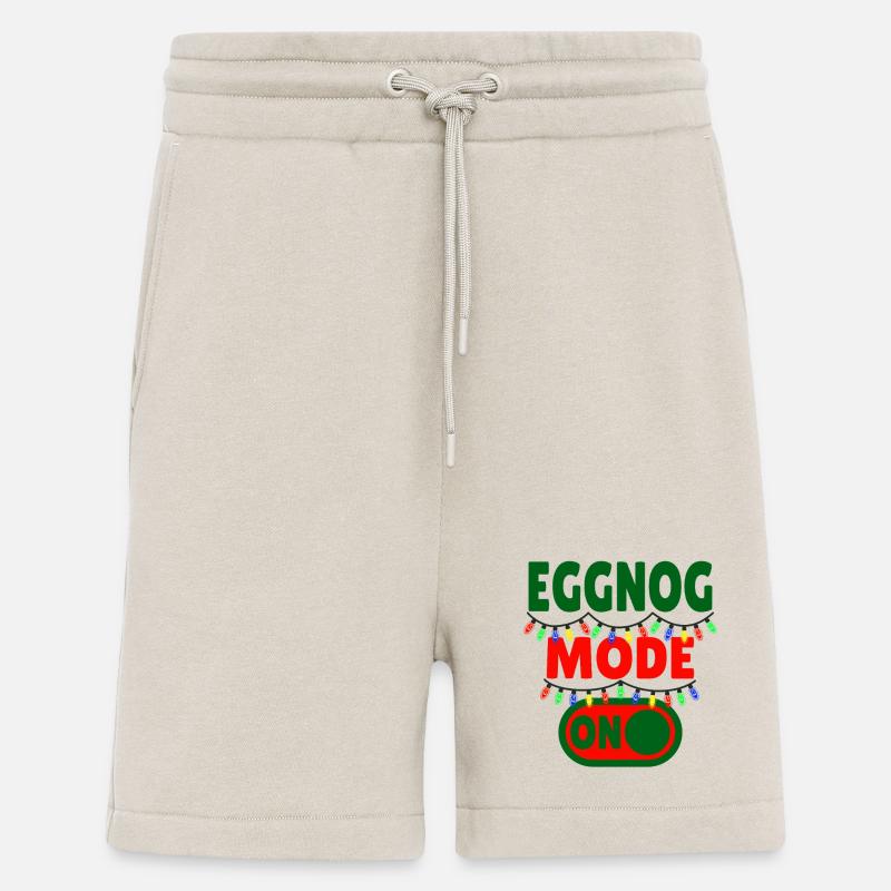 Eggnog Mode ON - lustige Weihnachtssprüche - Shorts - made by SPREAD - WARM CLAY