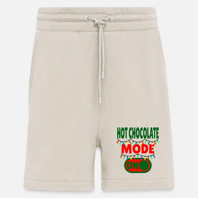 Mode chocolat chaud activé - Short bio décontracté fabriqué en UE - WARM CLAY