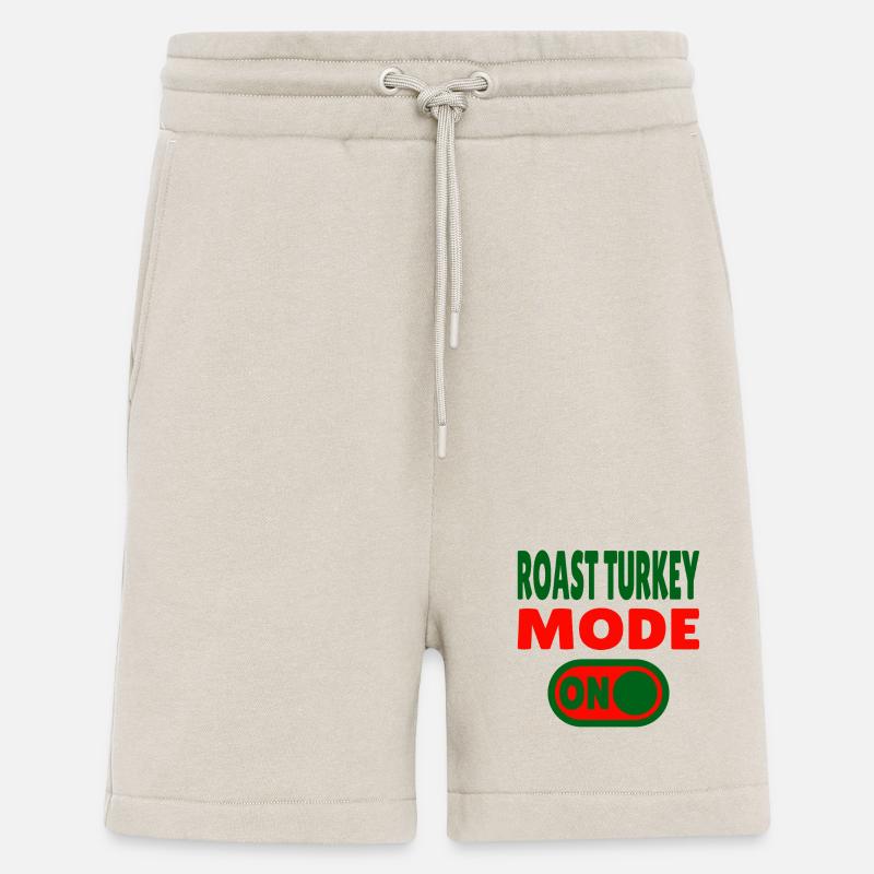 Mode dinde rôtie activé - Short bio décontracté fabriqué en UE - WARM CLAY