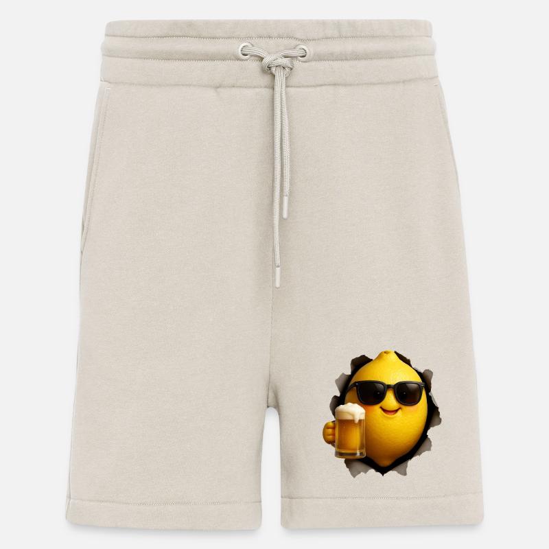 Zitrone Bier Lemon - Shorts - made by SPREAD - WARM CLAY